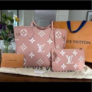 Louis Vuitton Neverfull MM Empreinte Leather